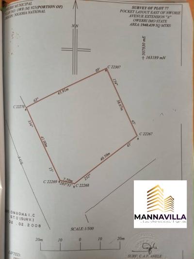 Prime 4 Corner Plots of Land in World Bank, Owerri – Perfect for Hotel, or Dream Home