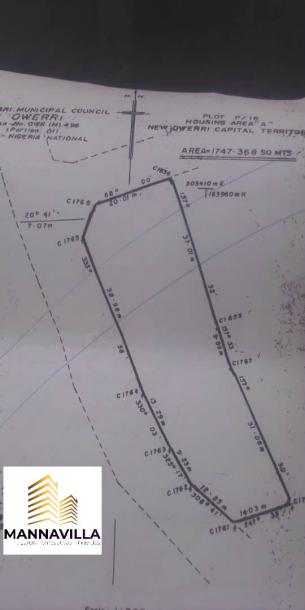 Prime 3-Plots Of Land For Sale In Owerri, World Bank, Housing Area A-1